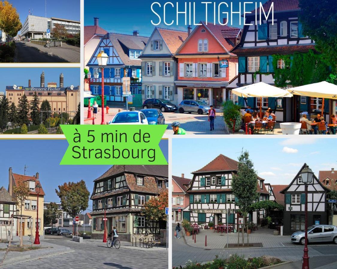 Vieux Schilik / Parking / Tram / Parlement / Proche Strasbourg Centre Apartman Schiltigheim Kültér fotó